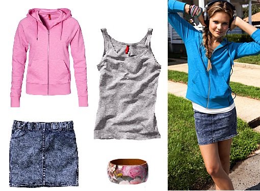 Dokonalý jarní i letní outfit / Džínové sukně 2010 (http://www.luxurymag.cz)